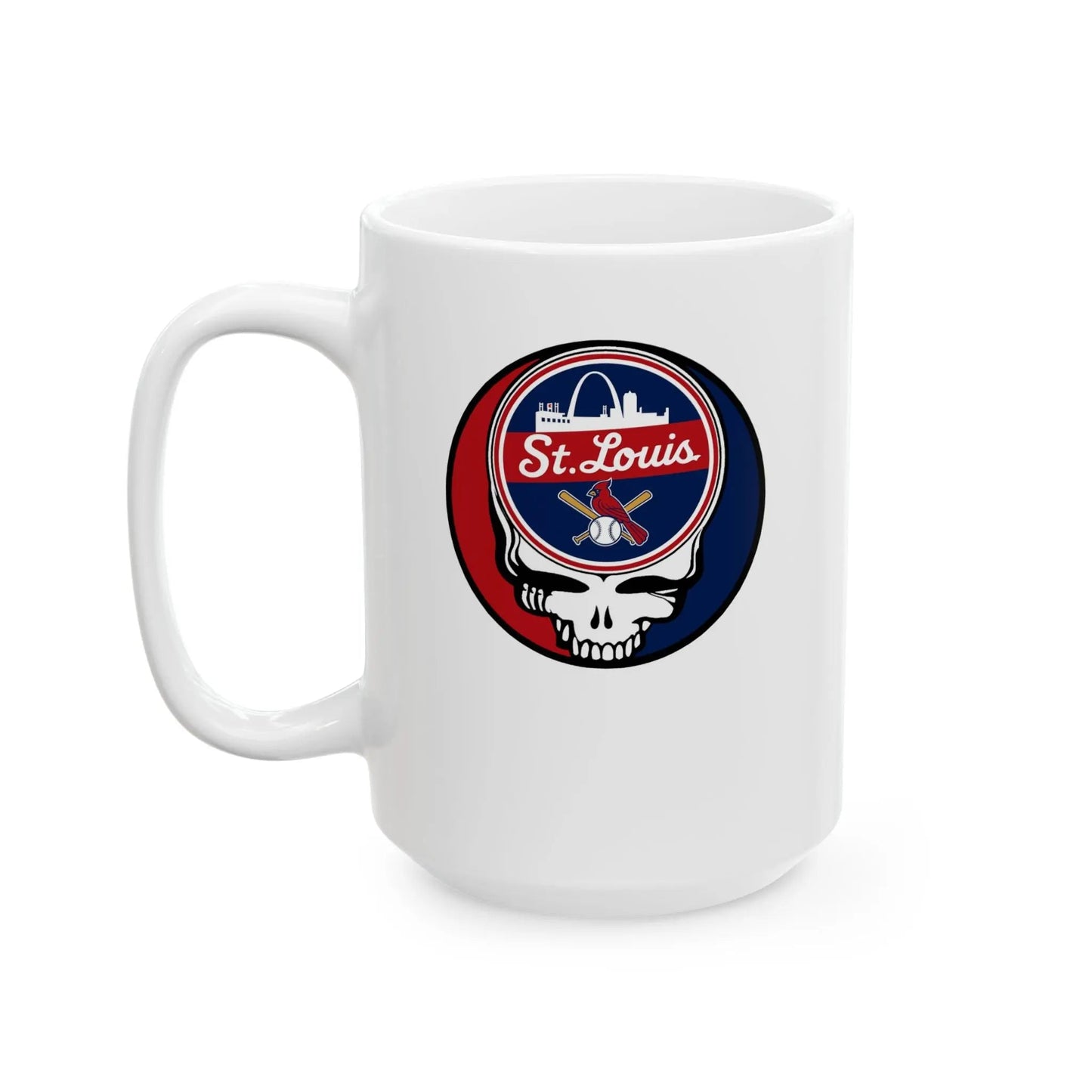 St. Louis Cardinals Original Stealie Grateful Dead Coffee Mug