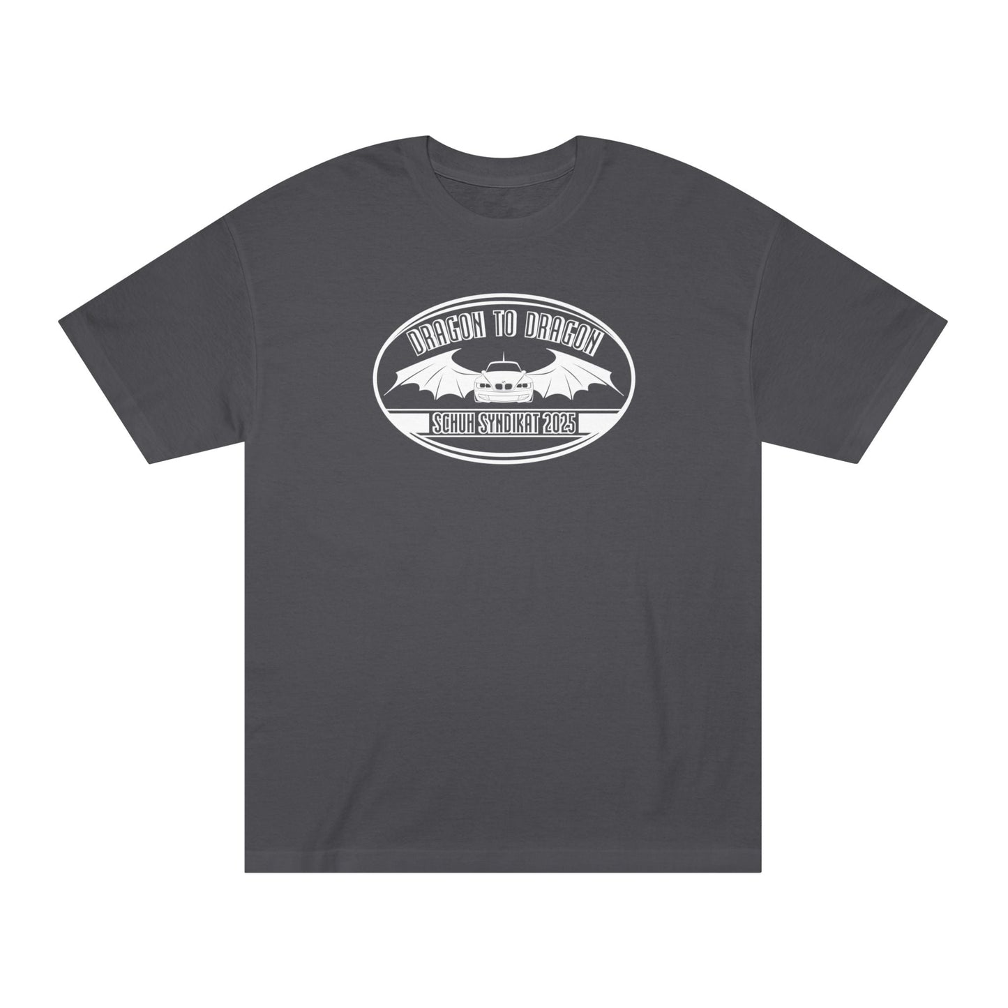Schuh Syndikat Dragon to Dragon 2025 Tee - Unisex American Apparel Classic T-Shirt