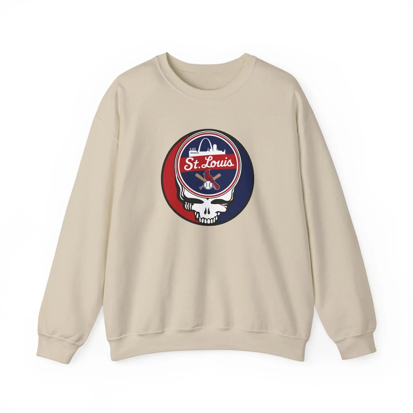 St. Louis Cardinals Original Stealie × Grateful Dead Crewneck