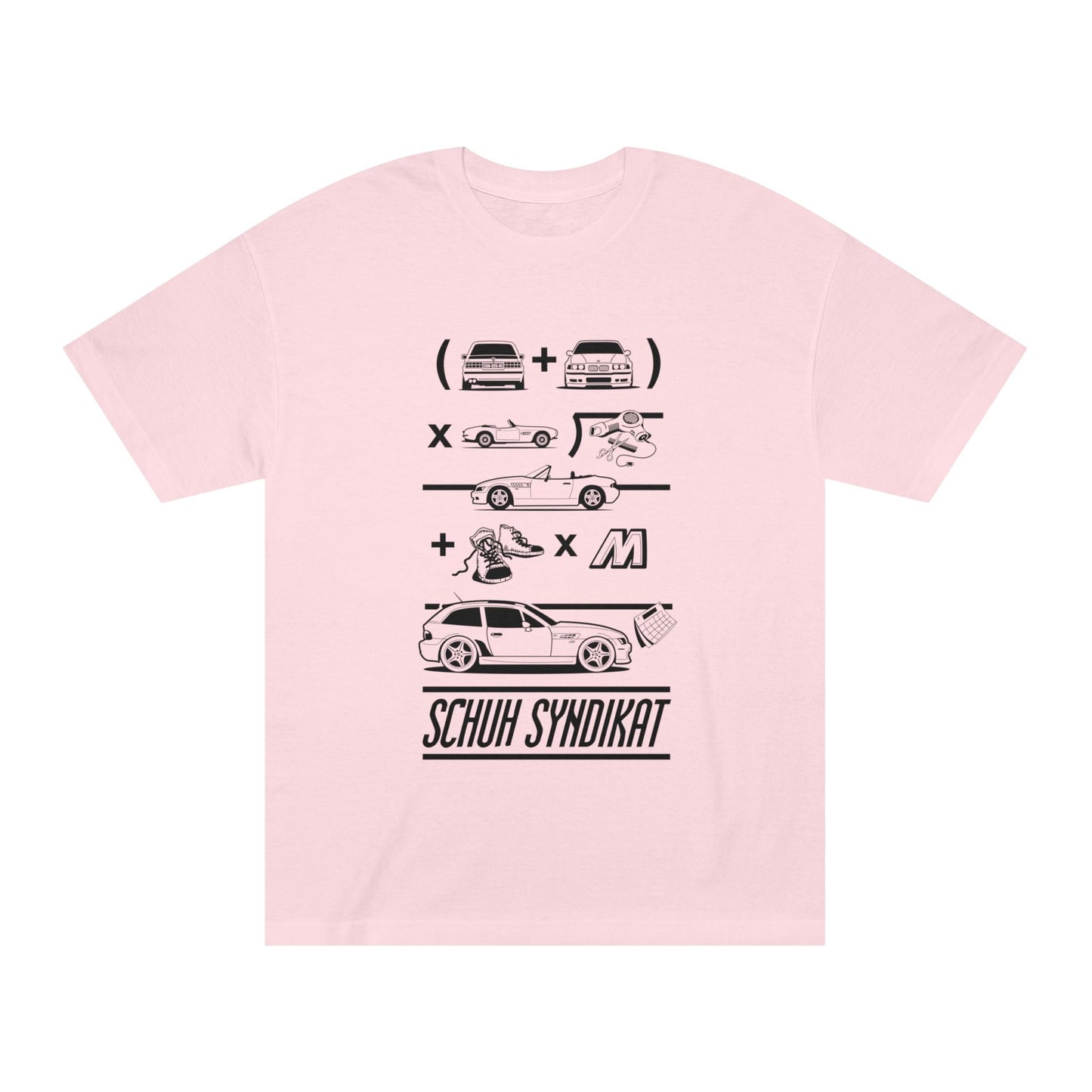 Schuh Syndikat, Clownshoe Math Tee - Unisex American Apparel Classic T-Shirt