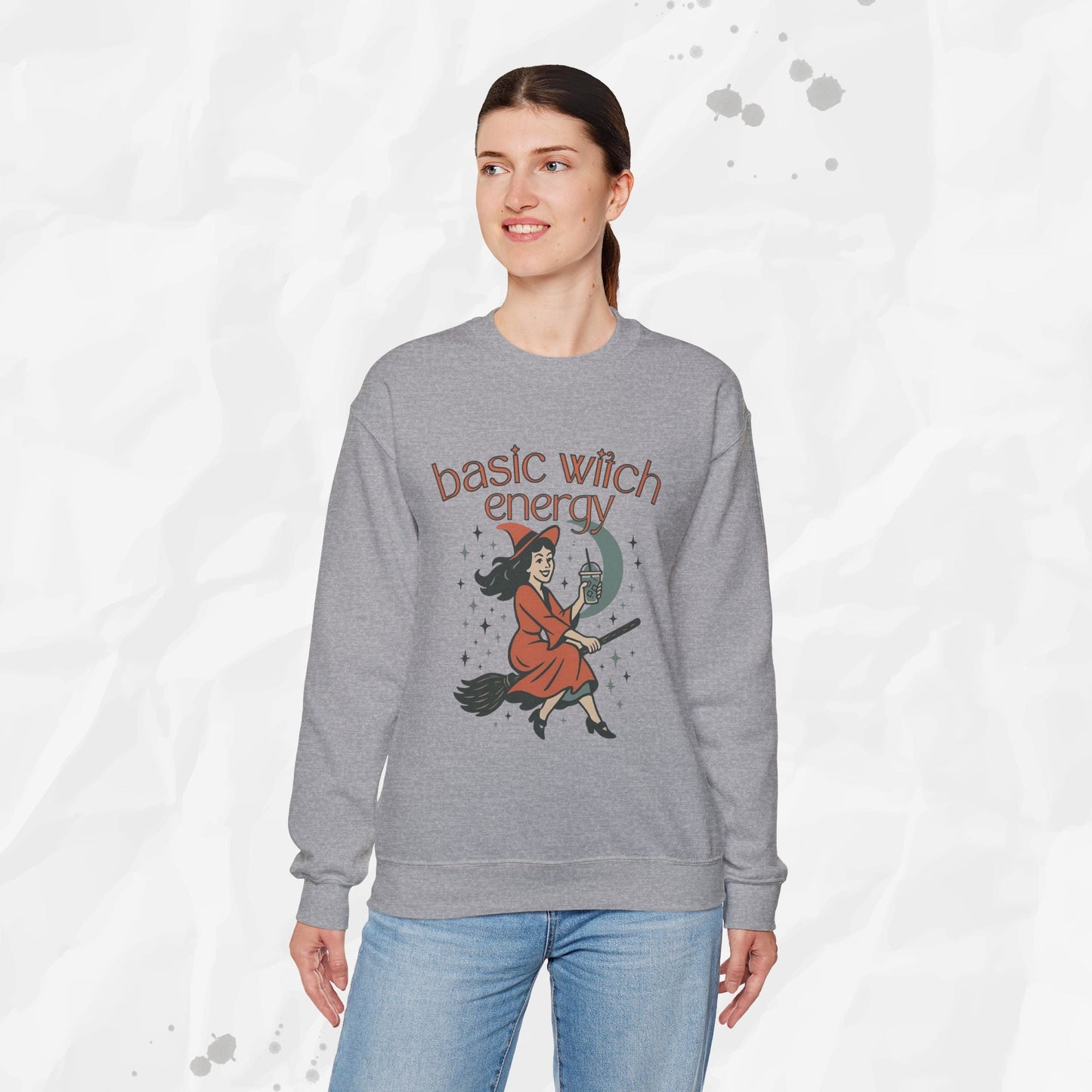 Basic Witch Energy - Crewneck Sweatshirt