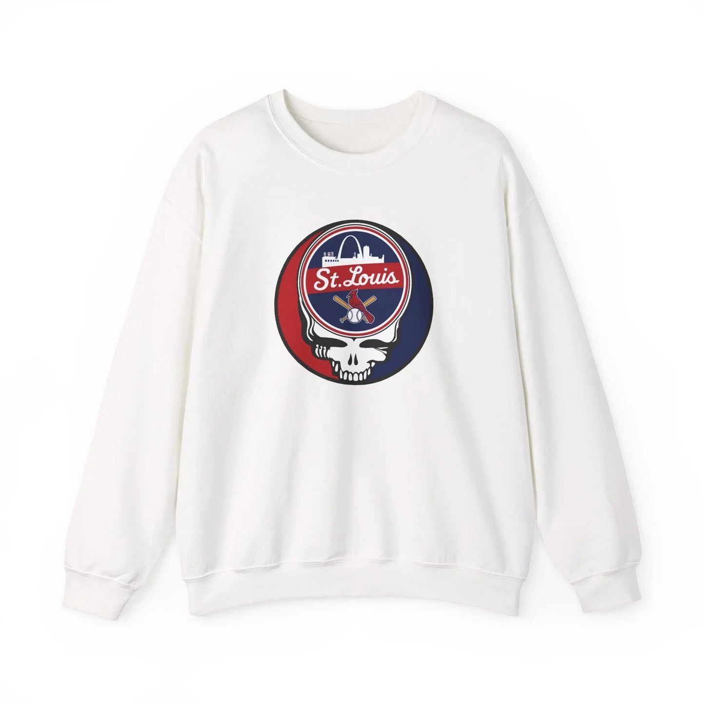 St. Louis Cardinals Original Stealie × Grateful Dead Crewneck