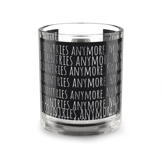 Glass Mug, 10 oz - "No More Countries"