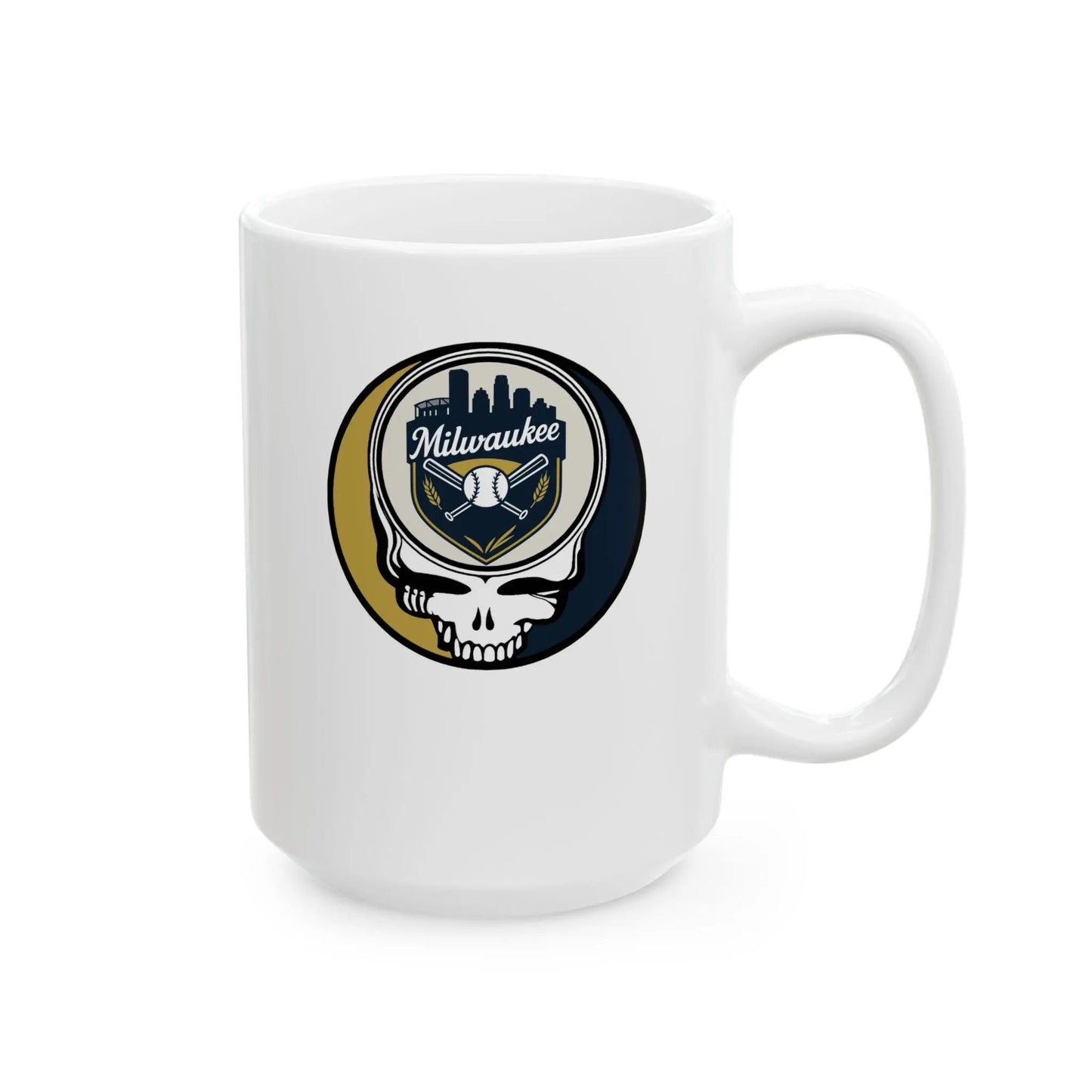 Milwaukee Brewers Original Stealie Grateful Dead Coffee Mug