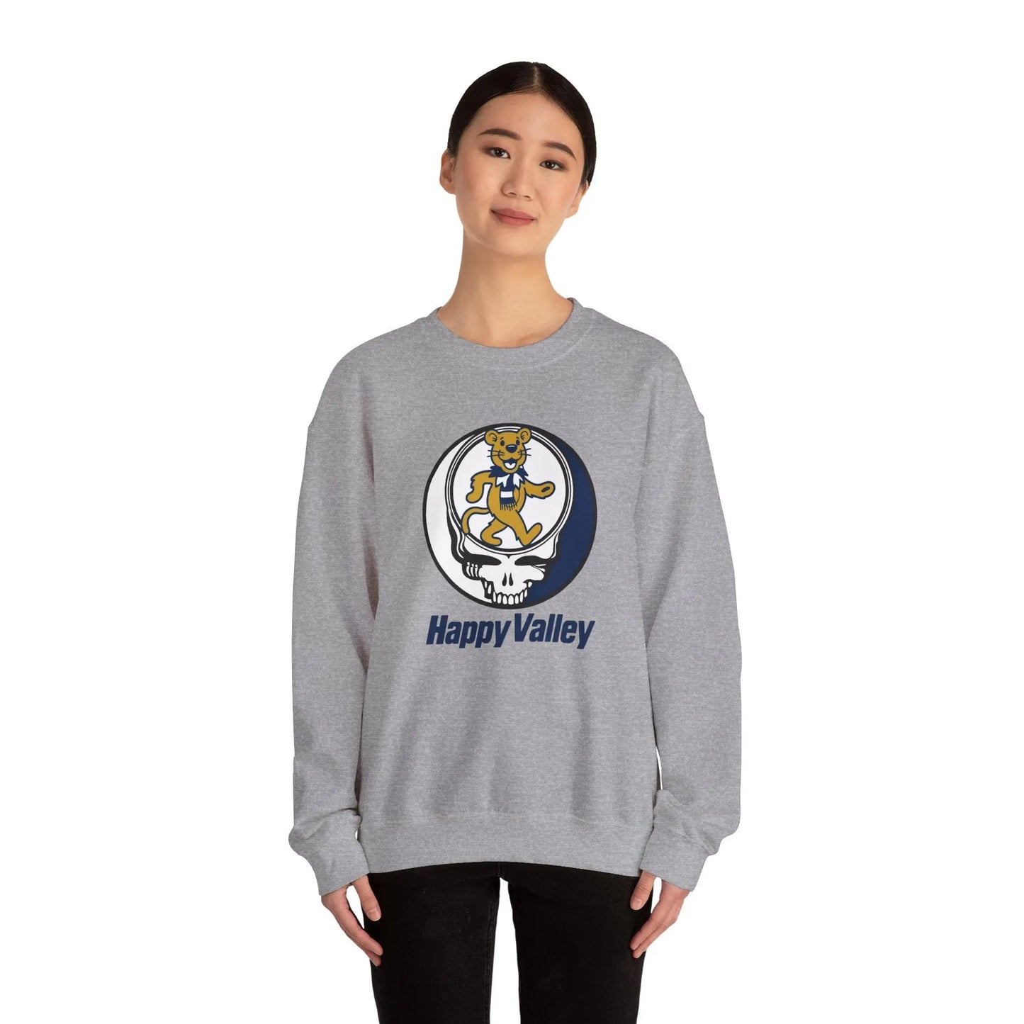 Happy Valley Dancing Lion Stealie Crewneck | Grateful Dead