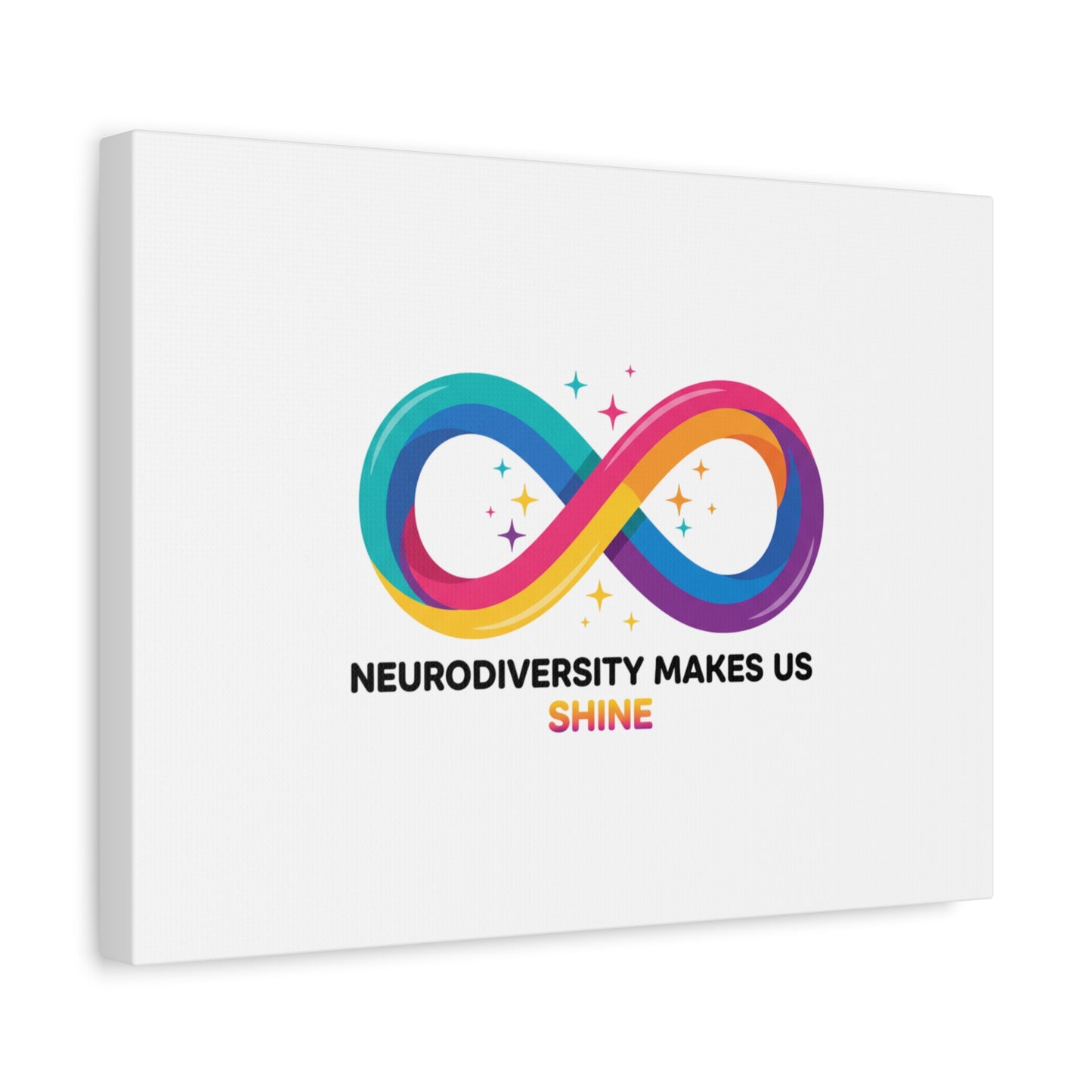 Neurodiversity Makes Us Shine Canvas | Autism Acceptance, Autistic Pride