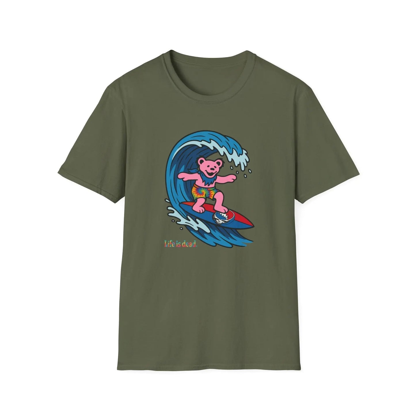 Surfin' Bear - Life is dead.® × Grateful Dead Tee