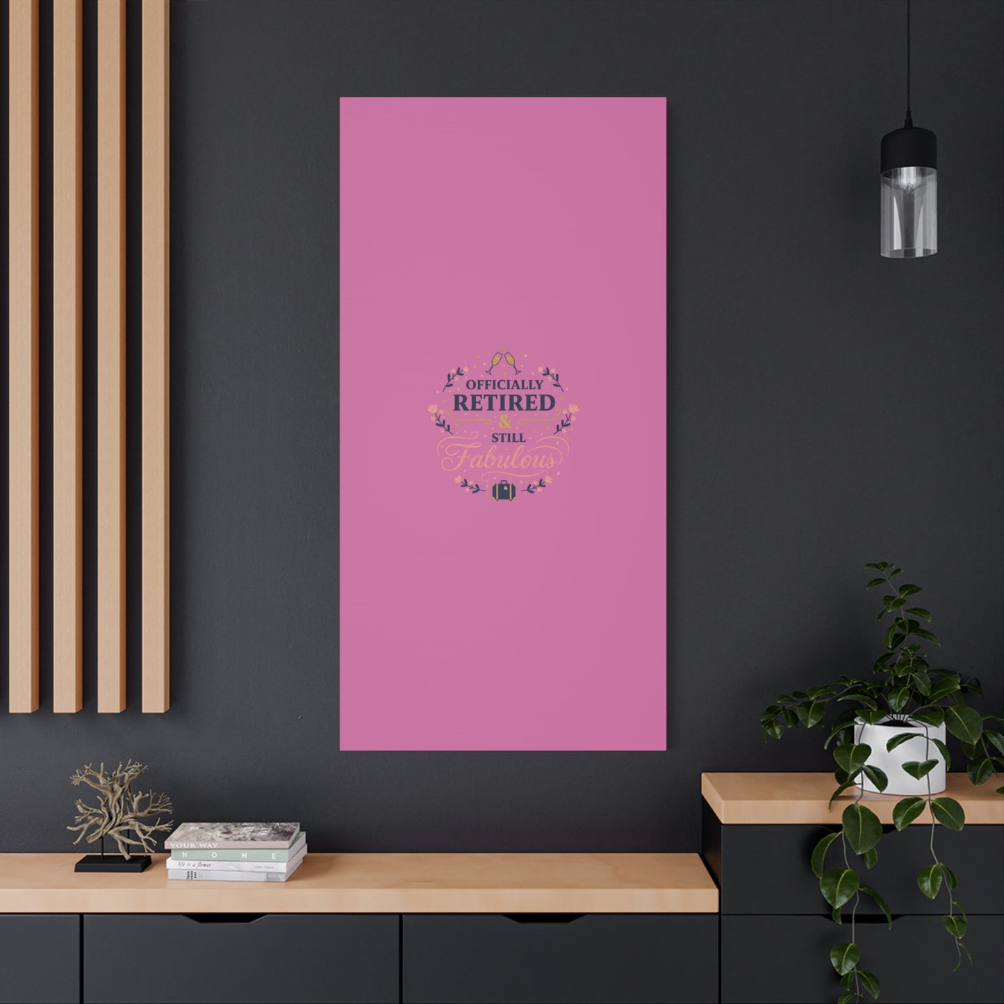 Officially Retired & Still Fabulous Canvas, retirement gifts for women | personalized retirement gifts
