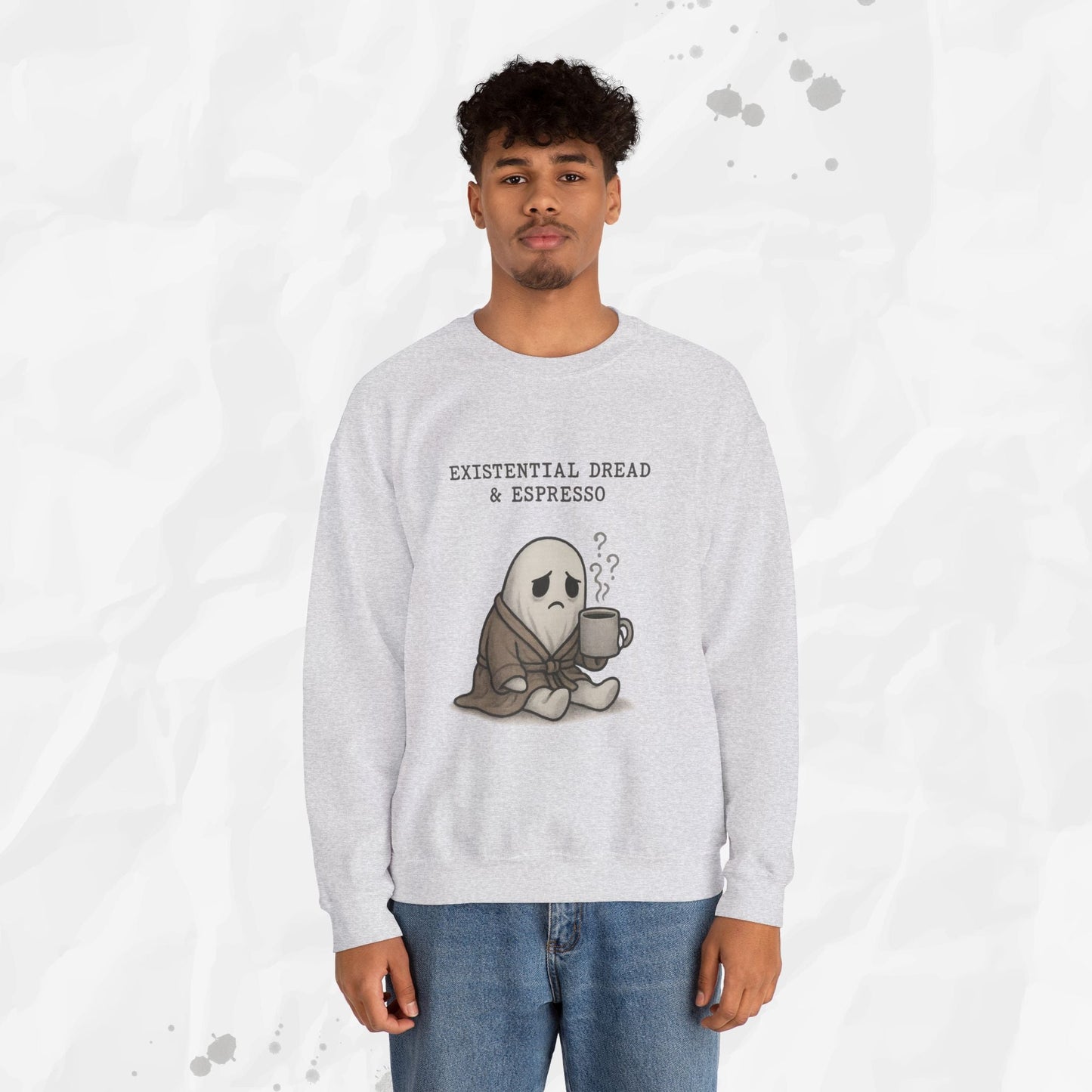 Existential Dread & Espresso - Crewneck Sweatshirt