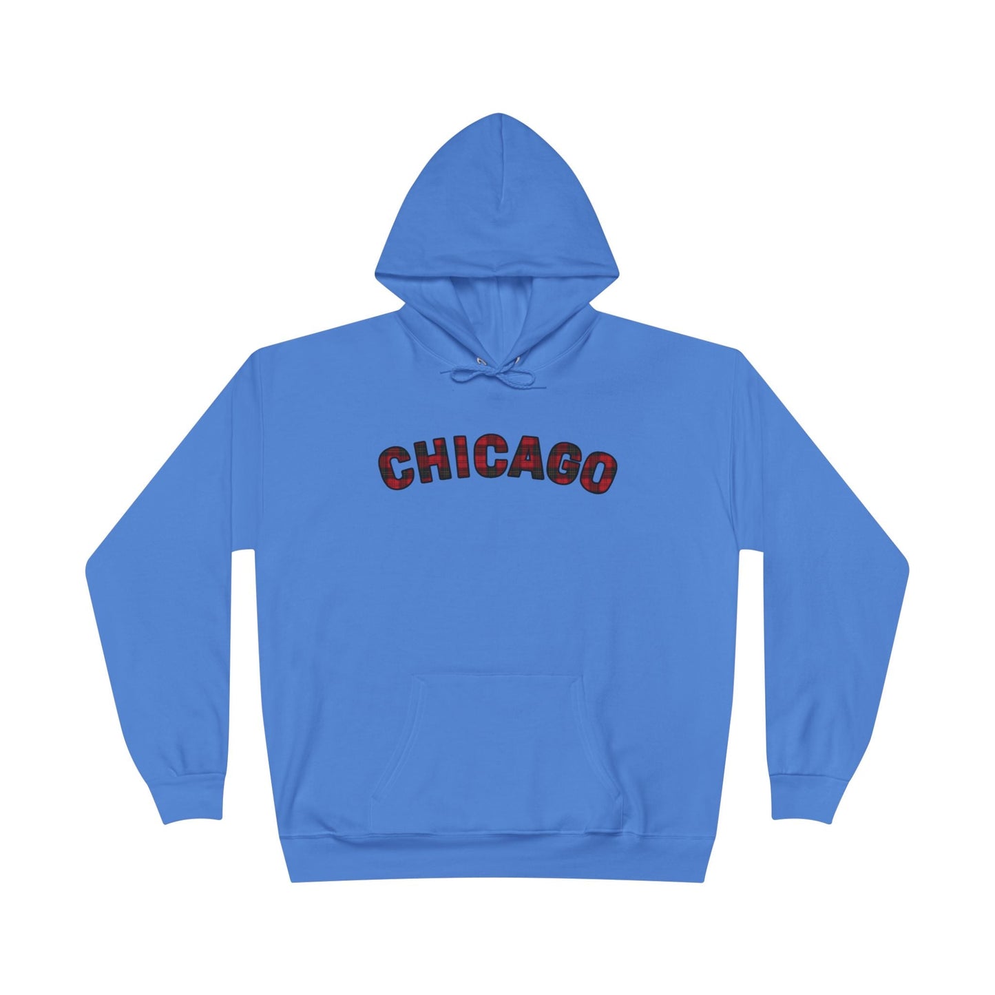 Plaid Chicago Hoodie - Unisex