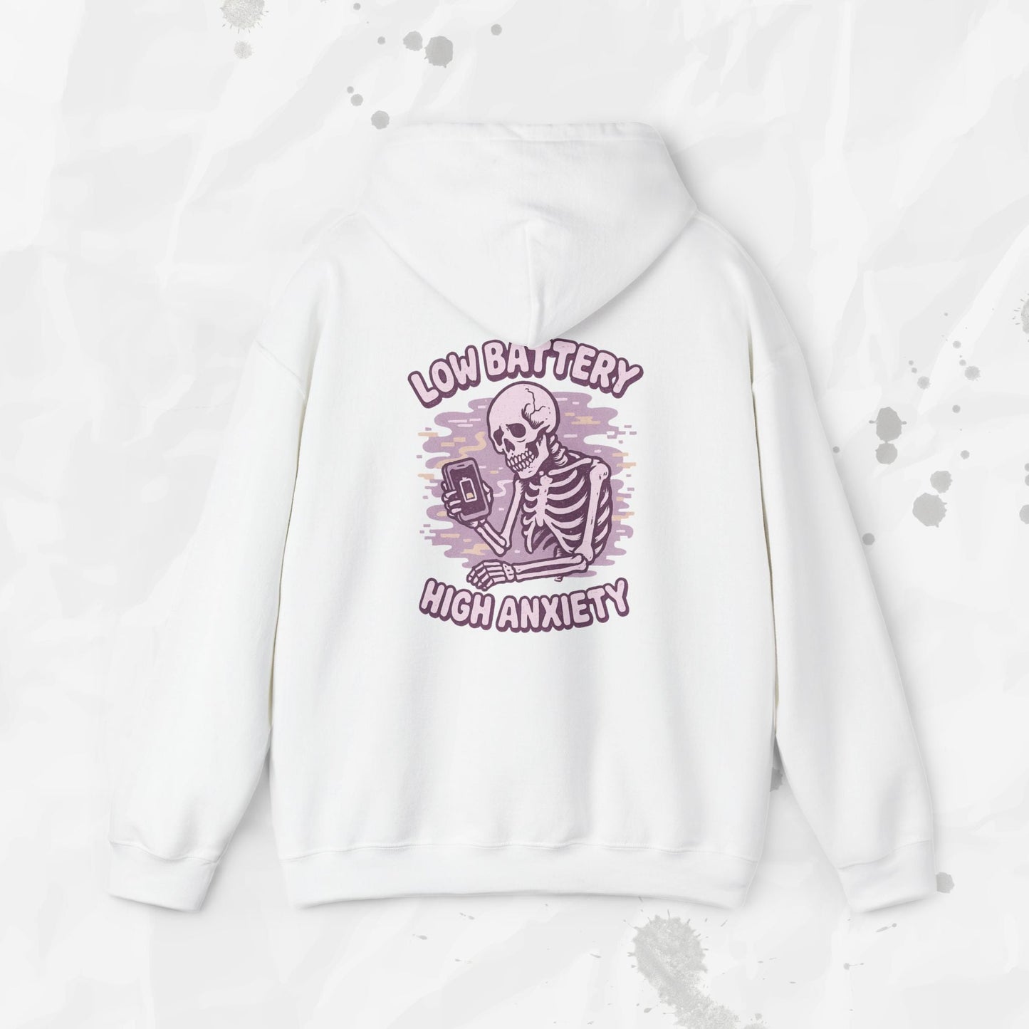 Low Battery, High Anxiety - Hoodie