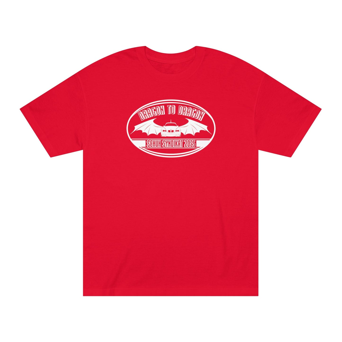 Schuh Syndikat Dragon to Dragon 2025 Tee - Unisex American Apparel Classic T-Shirt