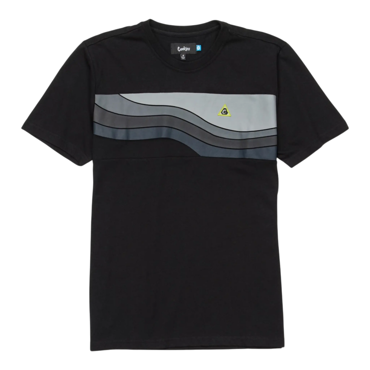 Cookies Ninety Five Jersey S/S Knit Men T-Shirt Black/Grey/Lime
