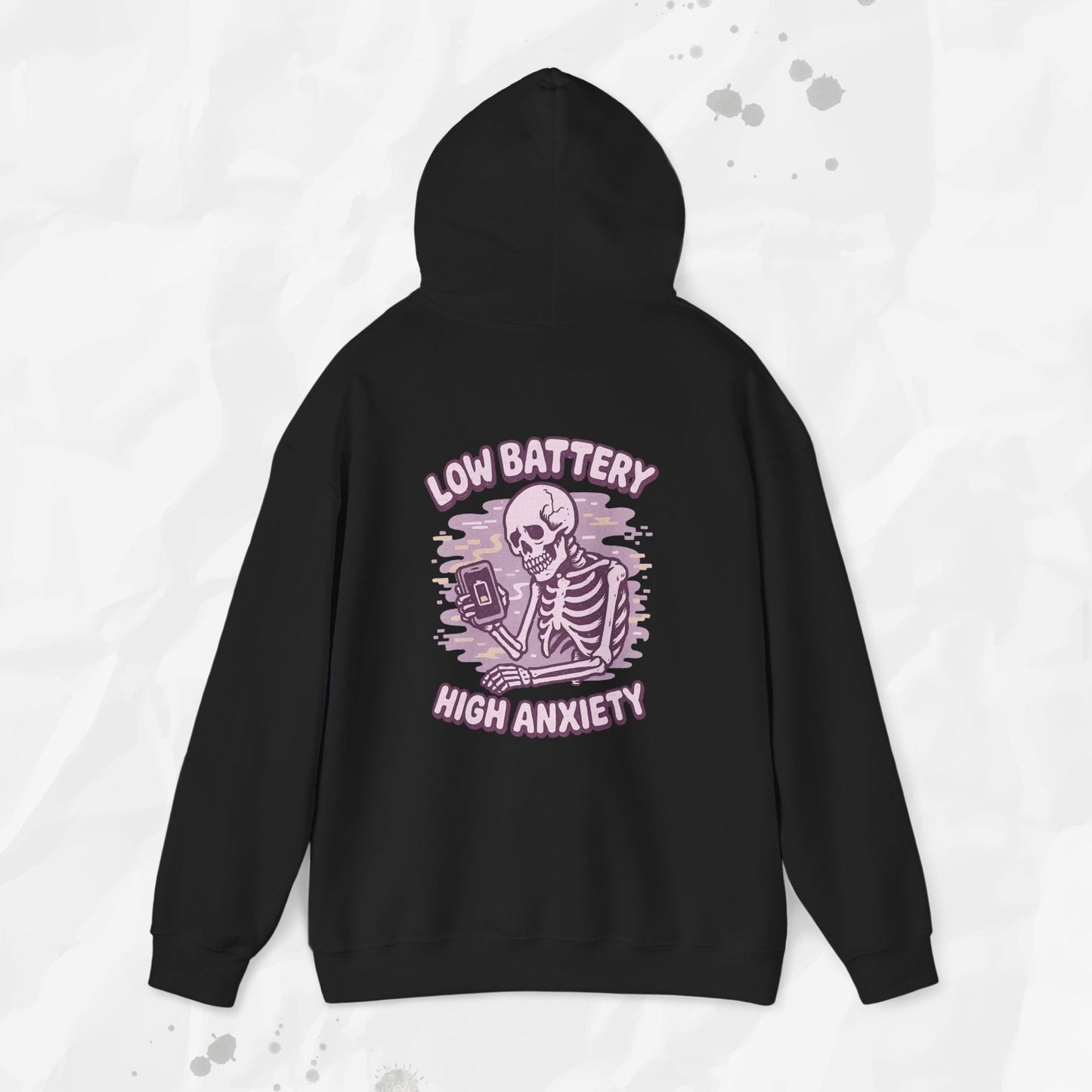 Low Battery, High Anxiety - Hoodie