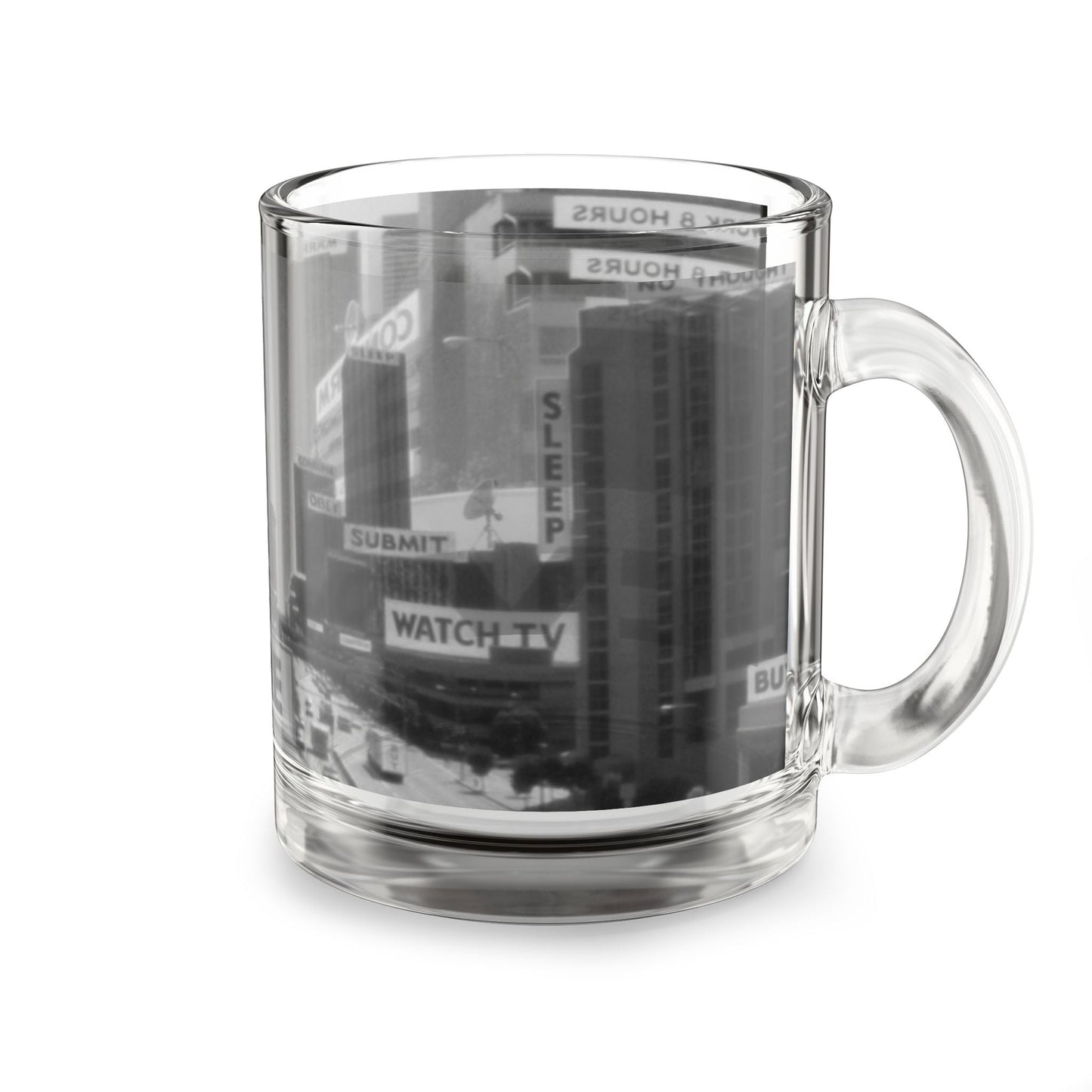 Retro Glass Mug - 10 oz - "They Live"