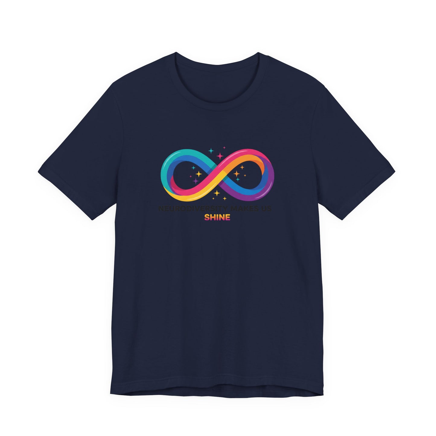 Neurodiversity Makes Us Shine Tee | neurodivergent, autistic pride