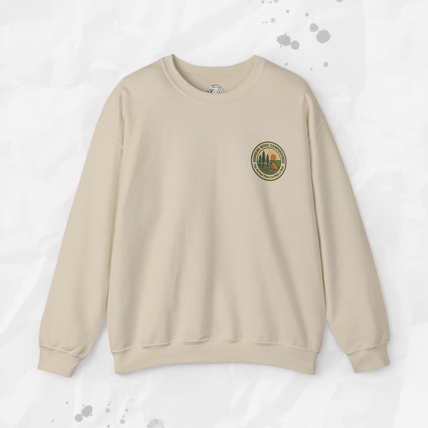 Morning Wood Campgrounds – T-Shirt (Pocket Print)