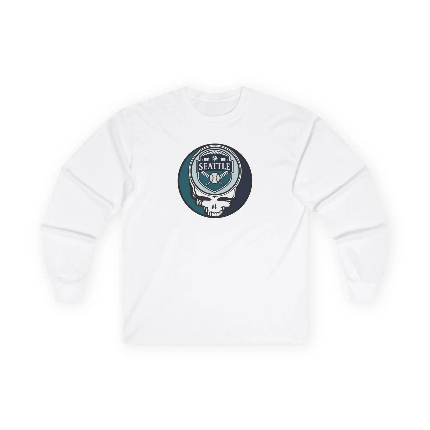 Seattle Mariners Original Stealie Grateful Dead Long Sleeve Shirt