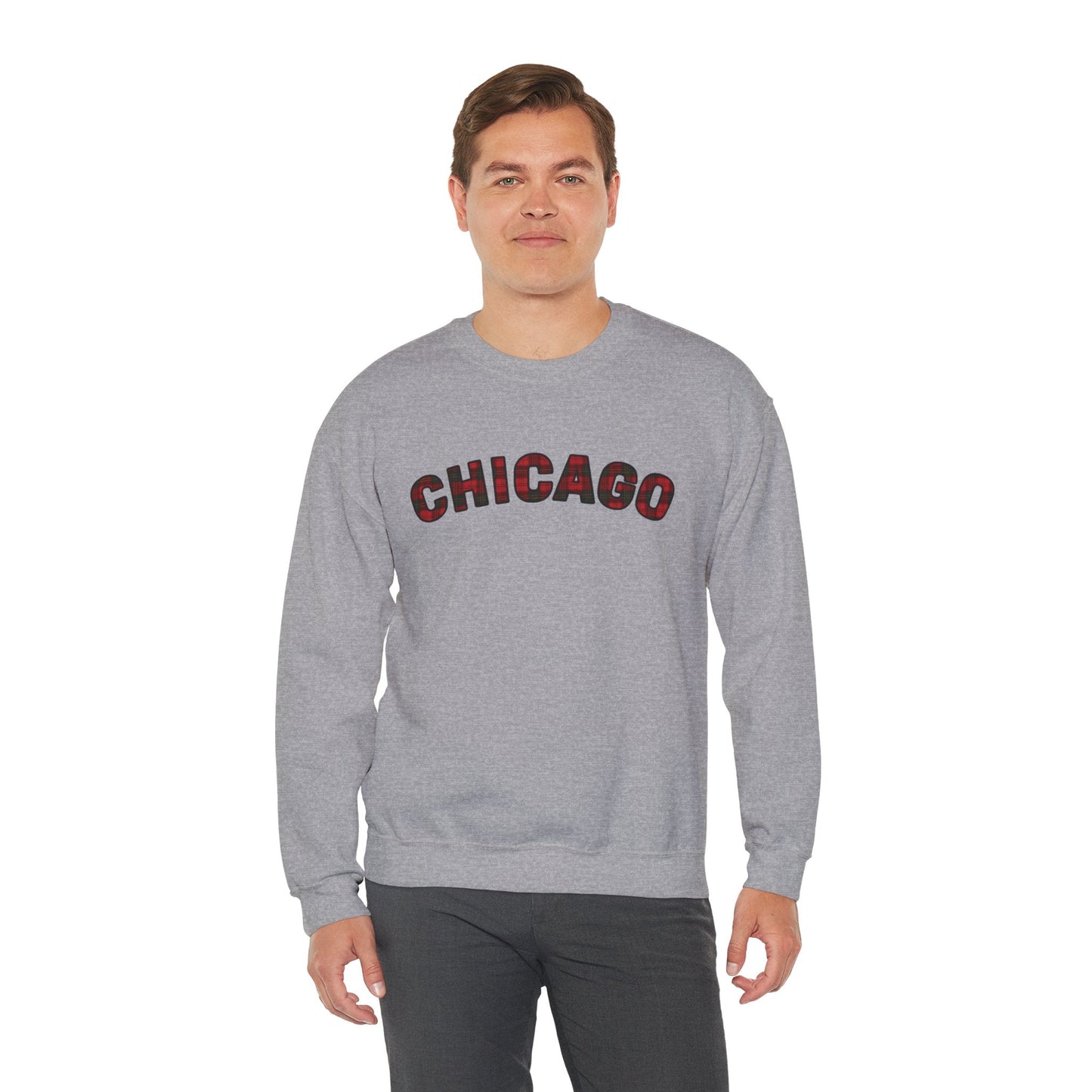 Plaid Chicago Sweatshirt - Unisex
