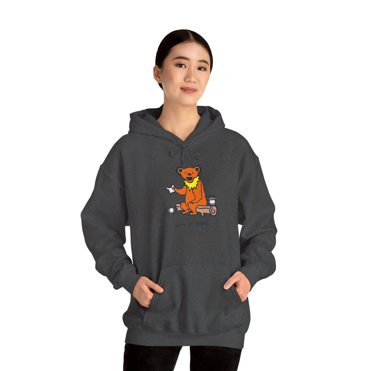 Life is dead.® Snackin' Bear Hoodie