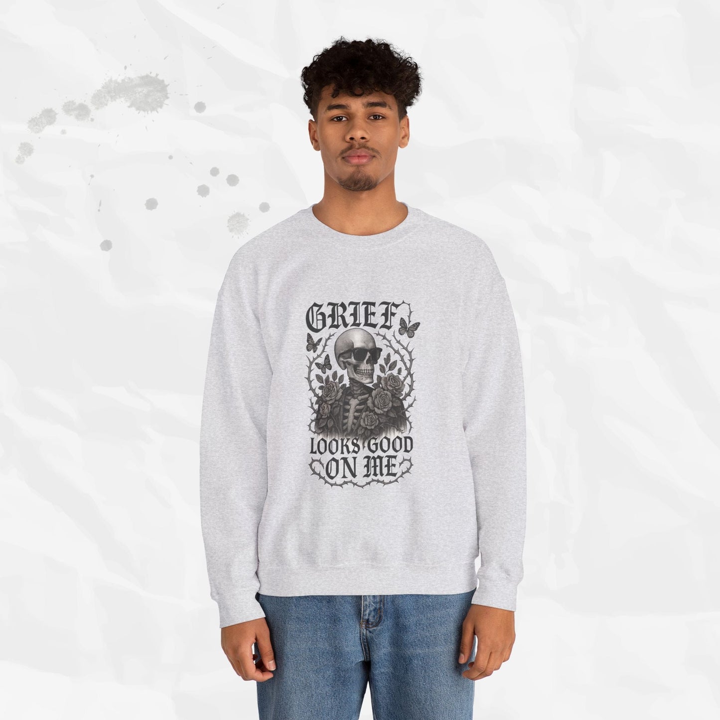 Grief Looks Good on Me - Crewneck Sweatshirt