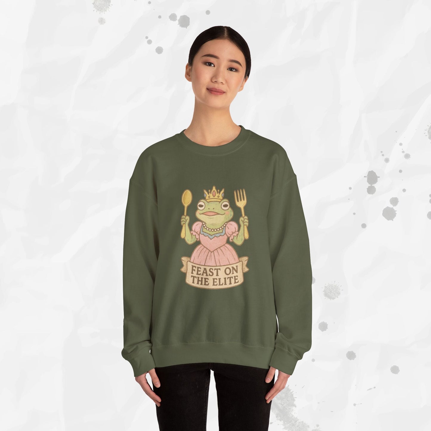 Feast on the Elite – Crewneck Sweatshirt