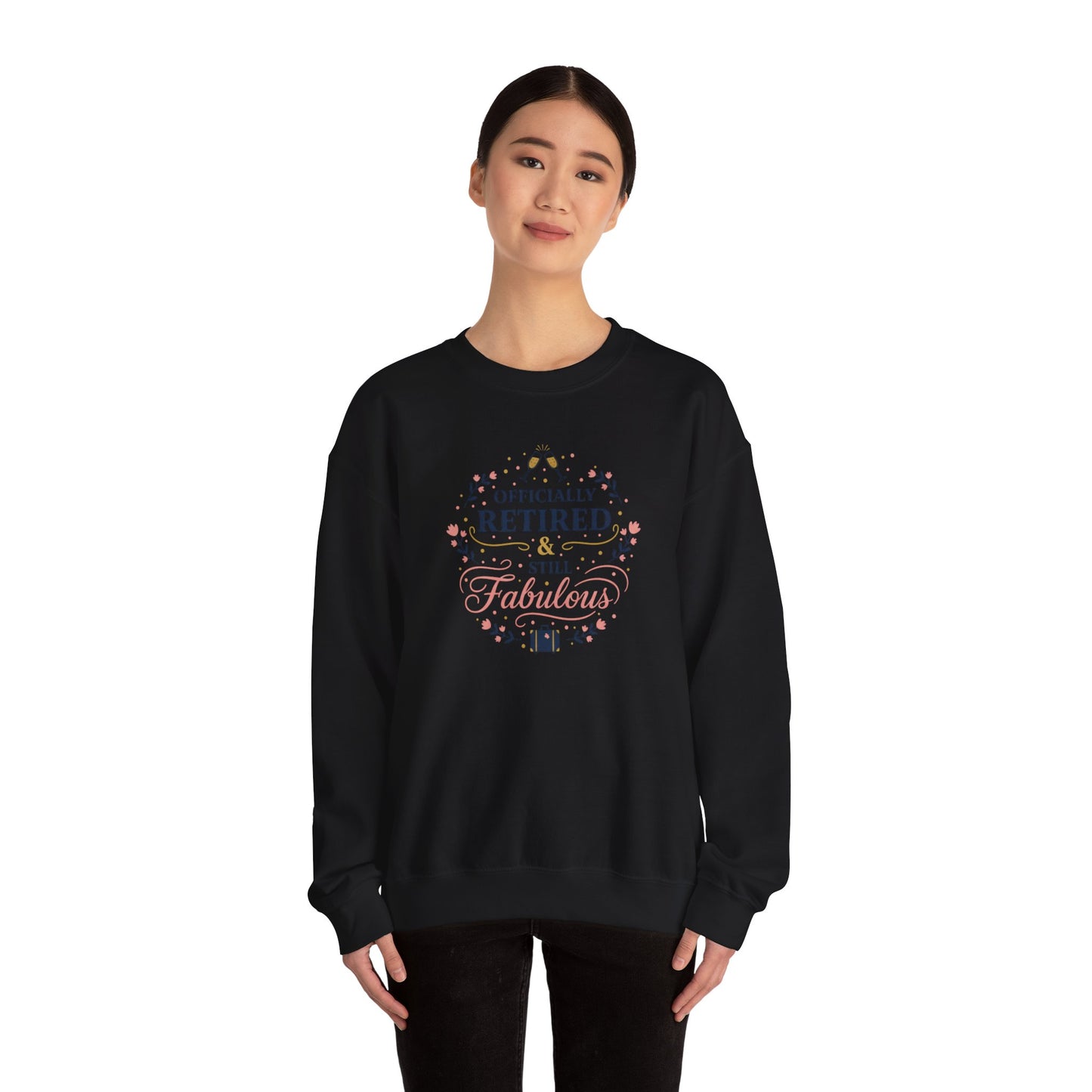 Officially Retired & Still Fabulous Sweatshirt | retirement gifts for women, personalized retirement gifts