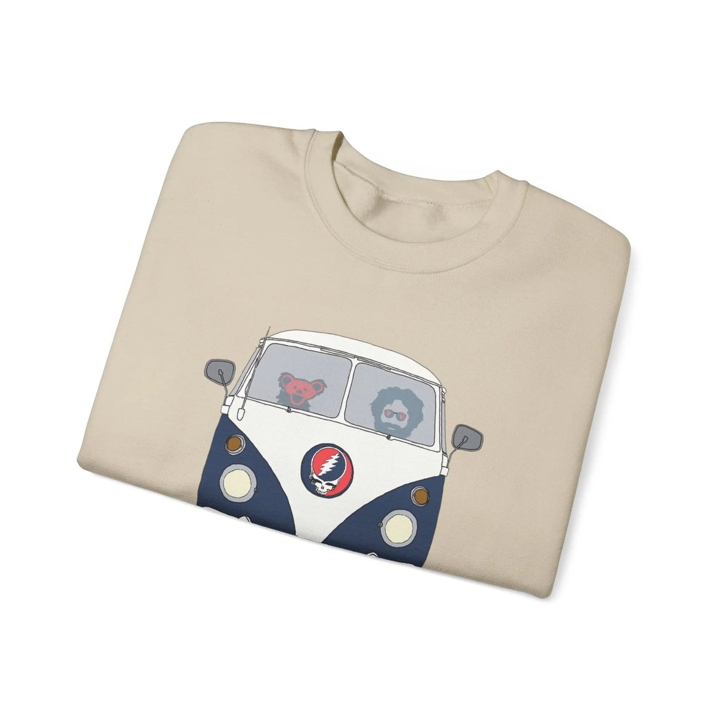 Jerry's Takin' The Bus Life is dead.® Crewneck | Grateful Dead