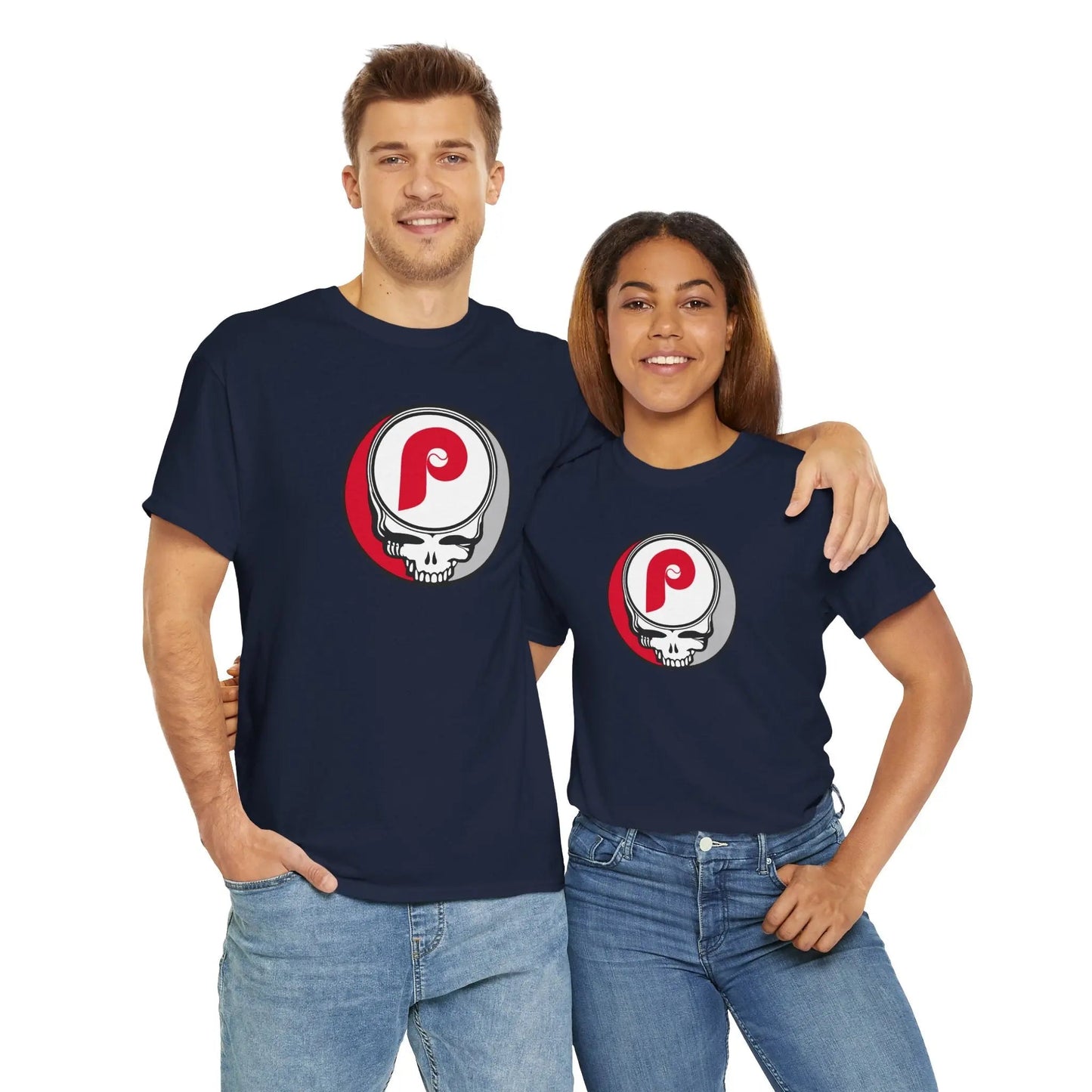 Philadelphia Phillies Logo Stealie × Grateful Dead Tee