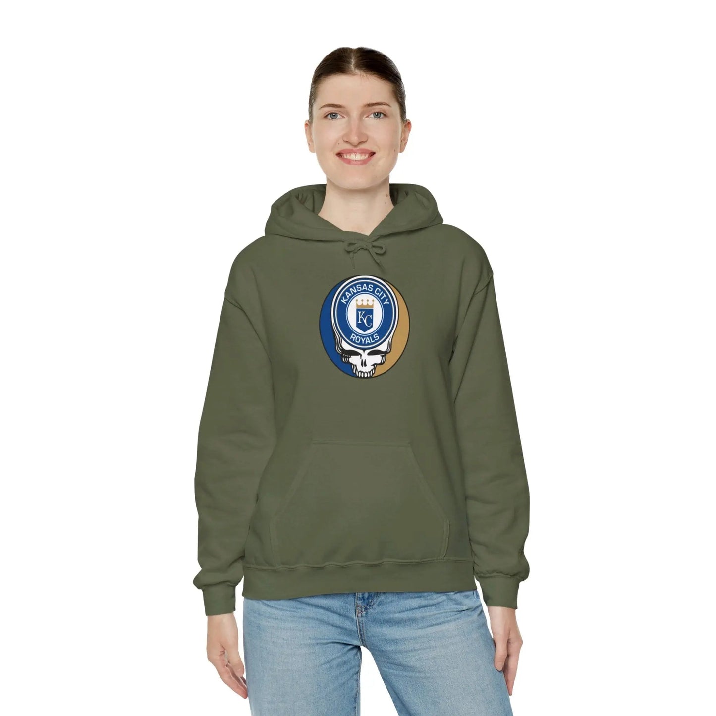 Kansas City Royals Logo Stealie × Grateful Dead Hoodie