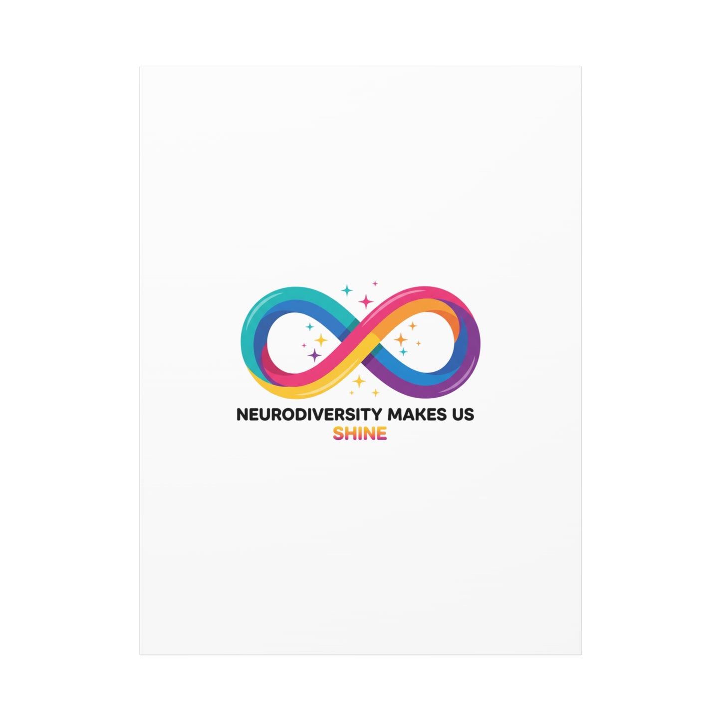 Neurodiversity Makes Us Shine Canvas | Autism Acceptance, Autistic Pride