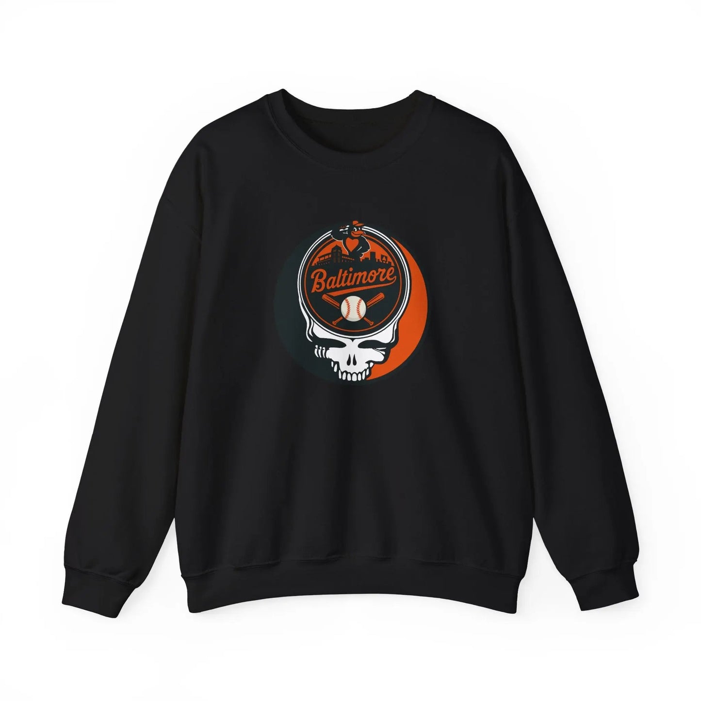 Baltimore Orioles Original Stealie × Grateful Dead Crewneck