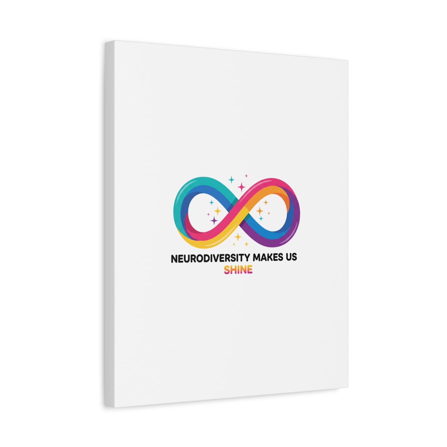 Neurodiversity Makes Us Shine Canvas | Autism Acceptance, Autistic Pride