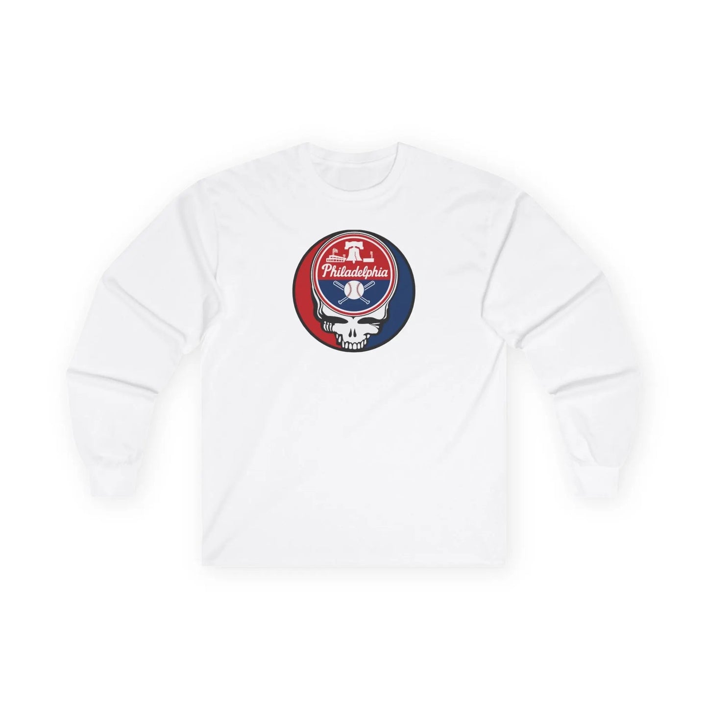Philadelphia Phillies Original Stealie Grateful Dead Long Sleeve Shirt