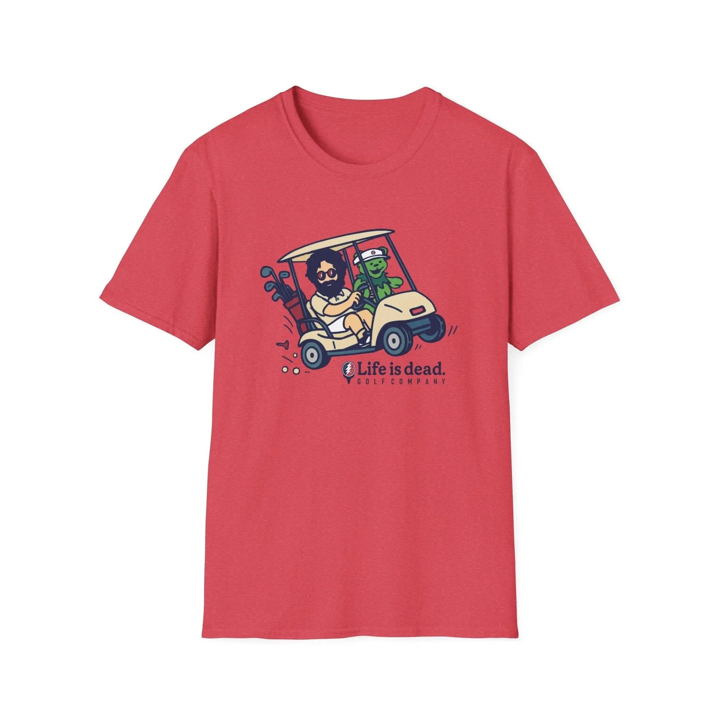 Joy Ridin' Jerry and The Bear - Life is dead.® Golf Company T-Shirt
