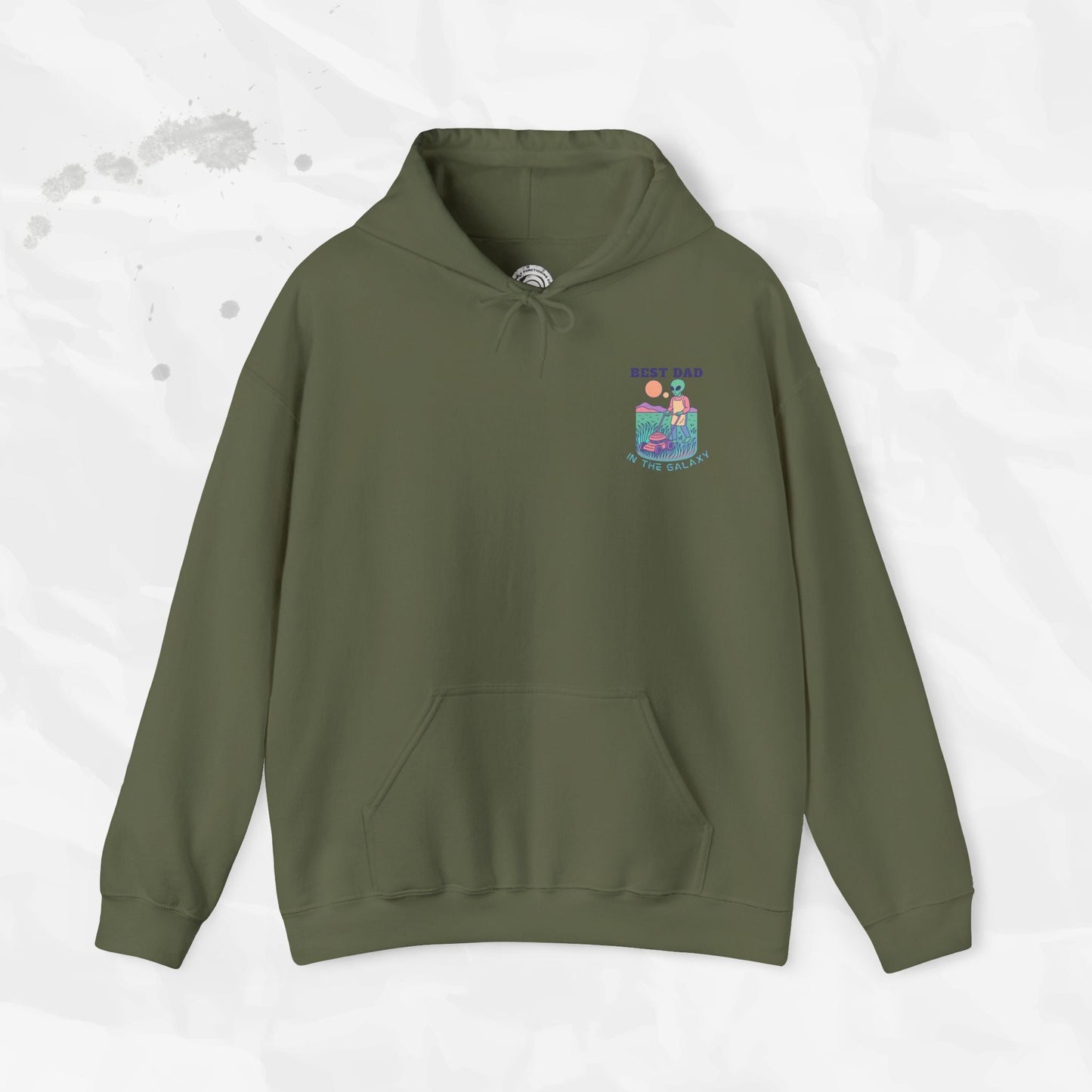 Best Dad in the Galaxy – Hoodie (Pocket Print)