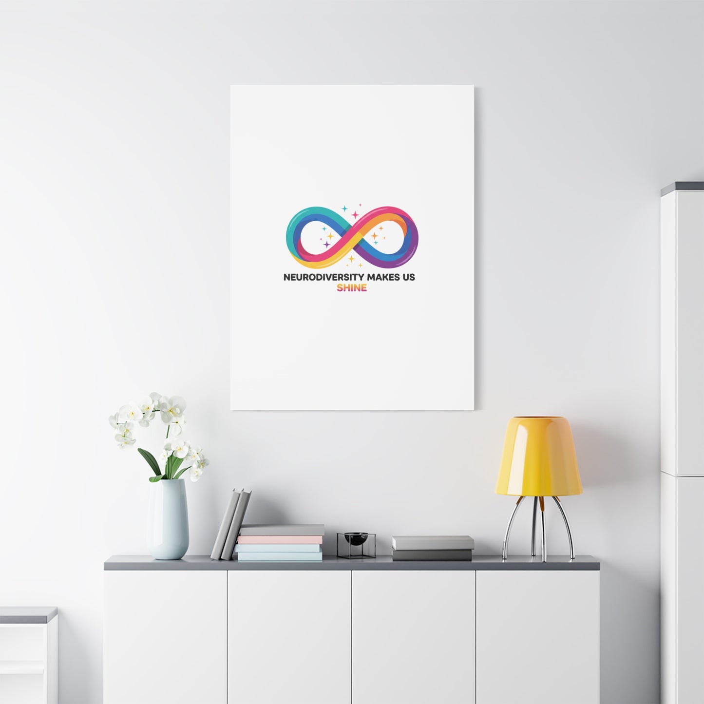Neurodiversity Makes Us Shine Canvas | Autism Acceptance, Autistic Pride