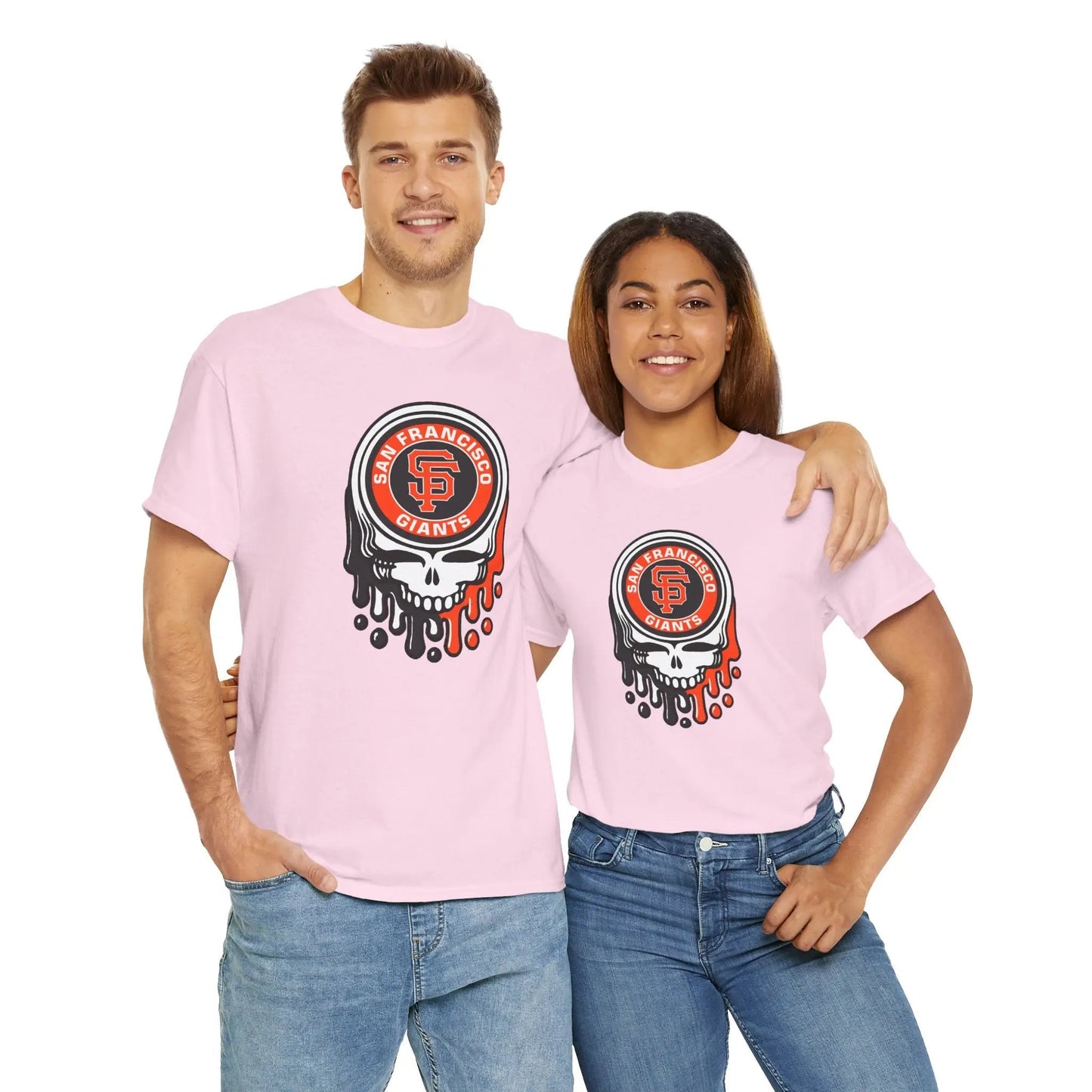 San Francisco Giants Logo Dripping Stealie × Grateful Dead Tee