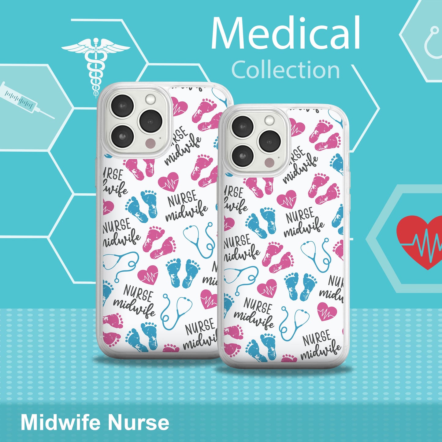 Nurse HD Apple iPhone 15 Series Mag-Safe Phone Case