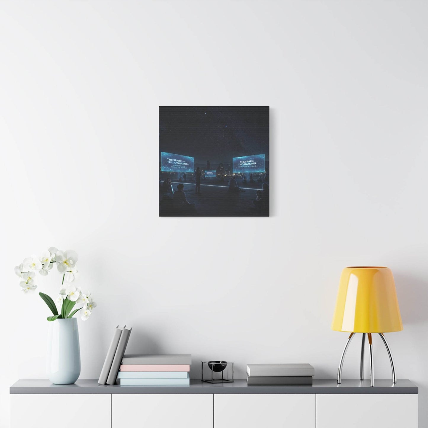 Inspirational Matte Canvas Art - 'The Spark: The Awakening'
