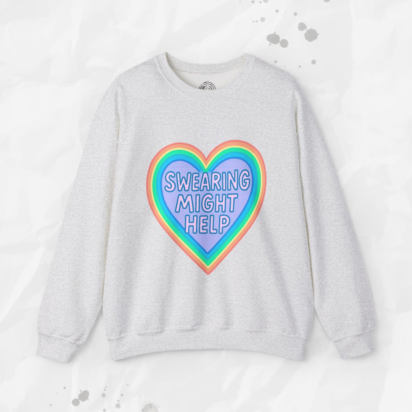 Swearing Might Help – Crewneck Sweatshirt