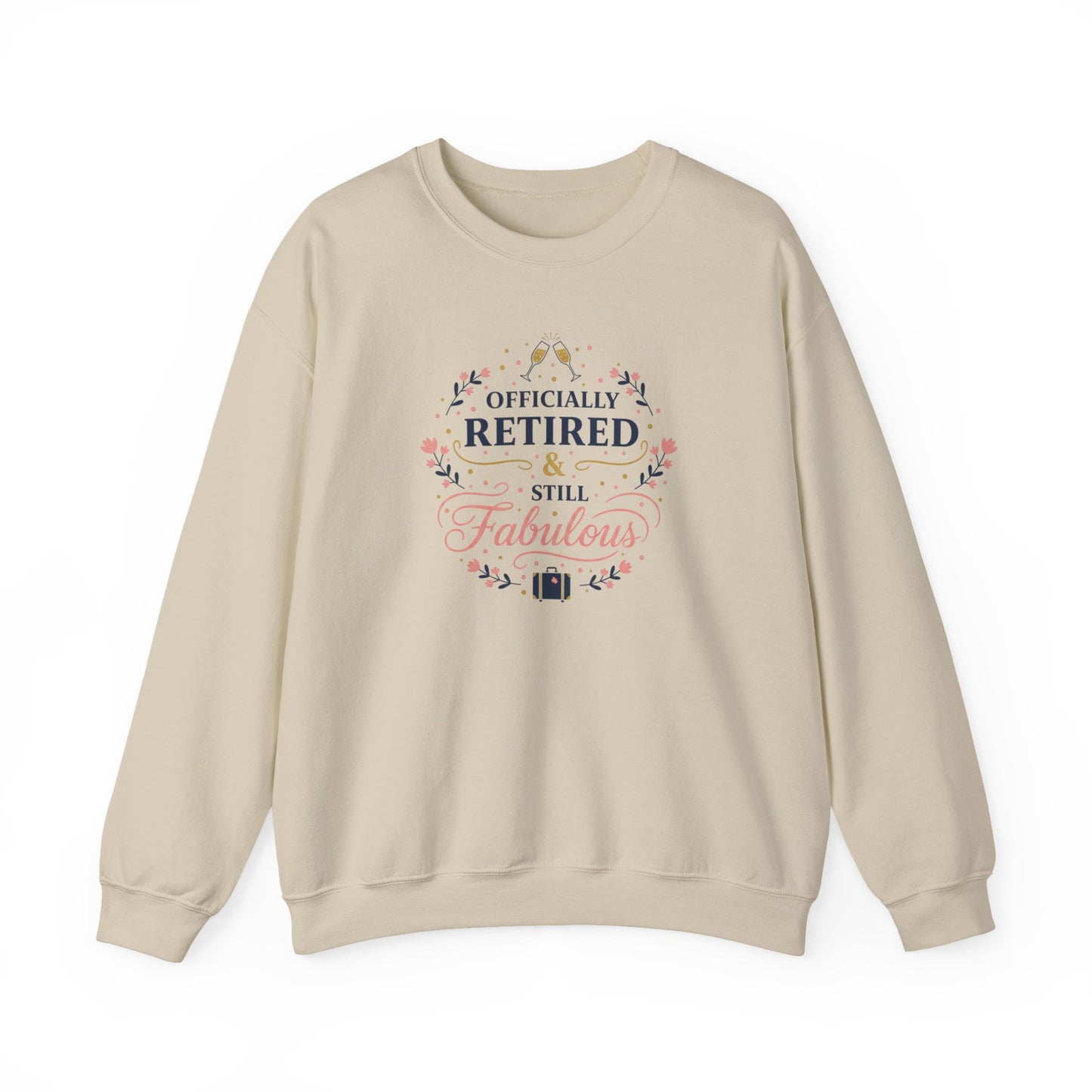 Officially Retired & Still Fabulous Sweatshirt | retirement gifts for women, personalized retirement gifts