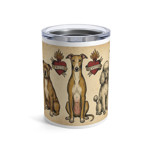 Tattoo Parlor Pups - True Love Tails 12oz Short Tumbler