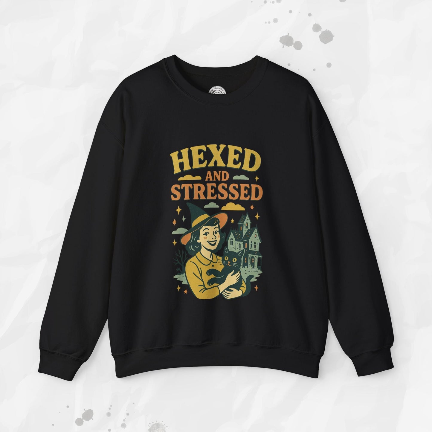 Hexed and Stressed – Crewneck Sweatshirt