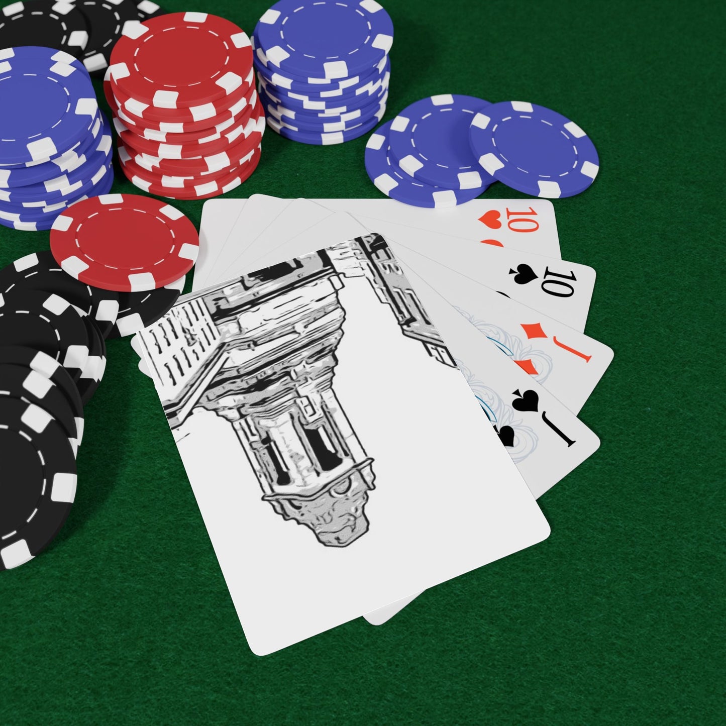 Poker Playing Cards - "A Grand Place"