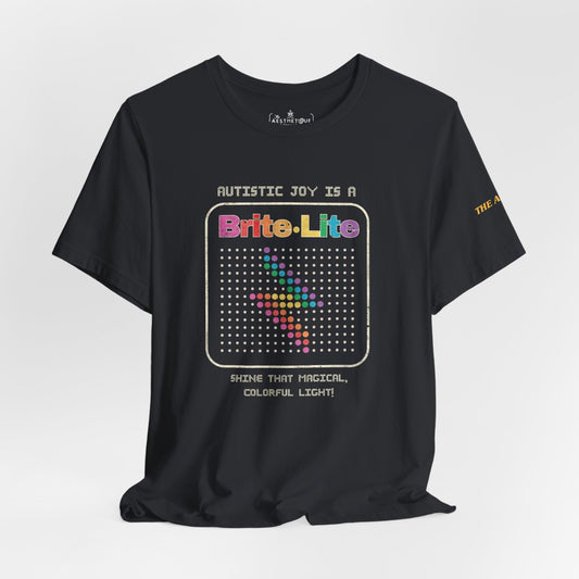 Autistic Joy is a Bright Light - Adult Unisex Jersey Tee