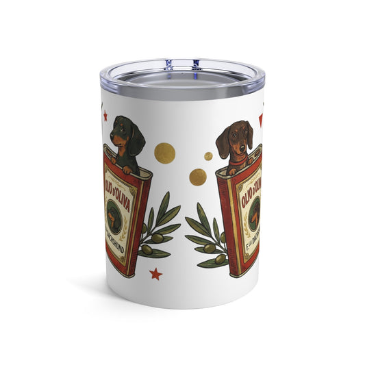 Tinned Fish Pups - Olive Oil Bath Pups 12oz Short Tumbler