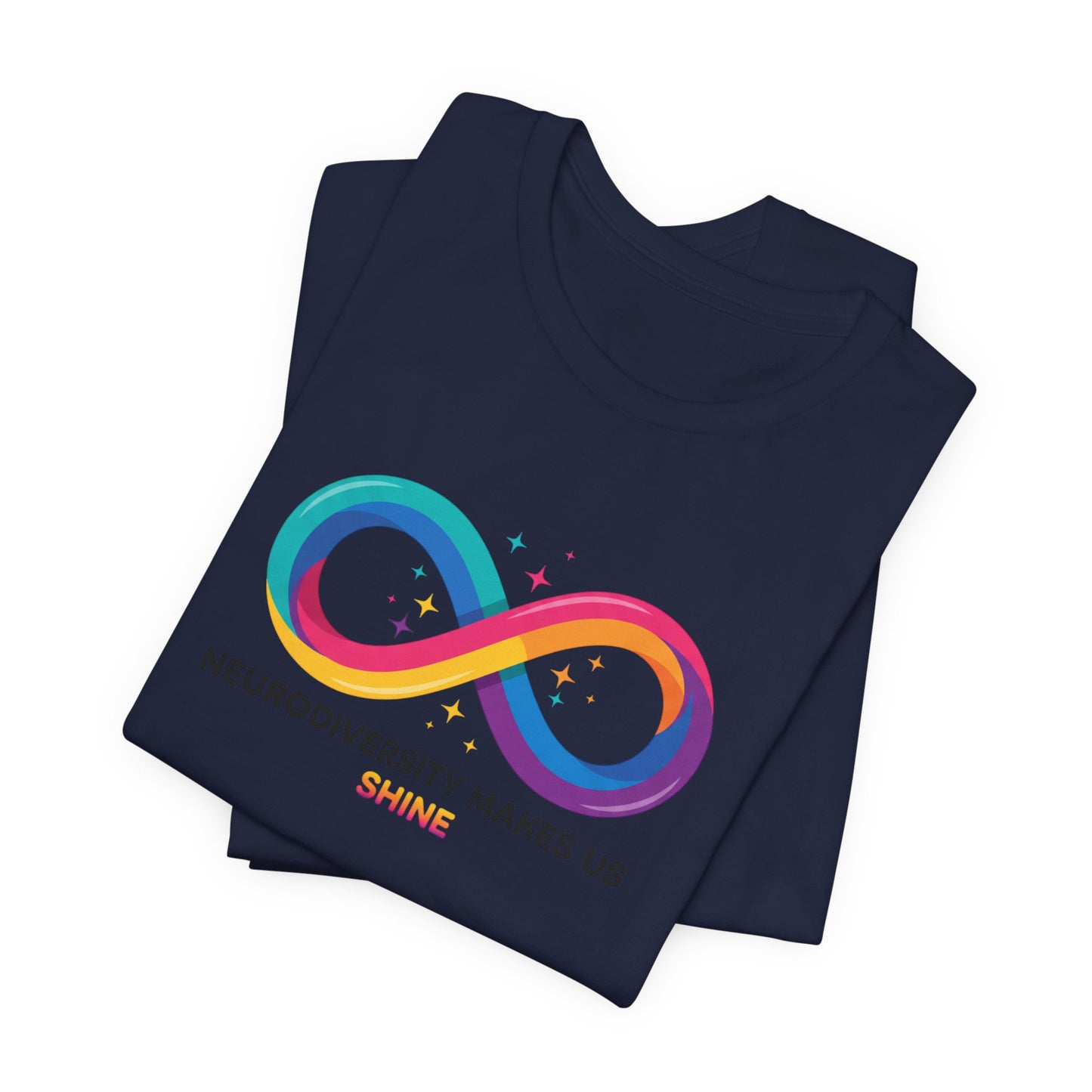 Neurodiversity Makes Us Shine Tee | neurodivergent, autistic pride