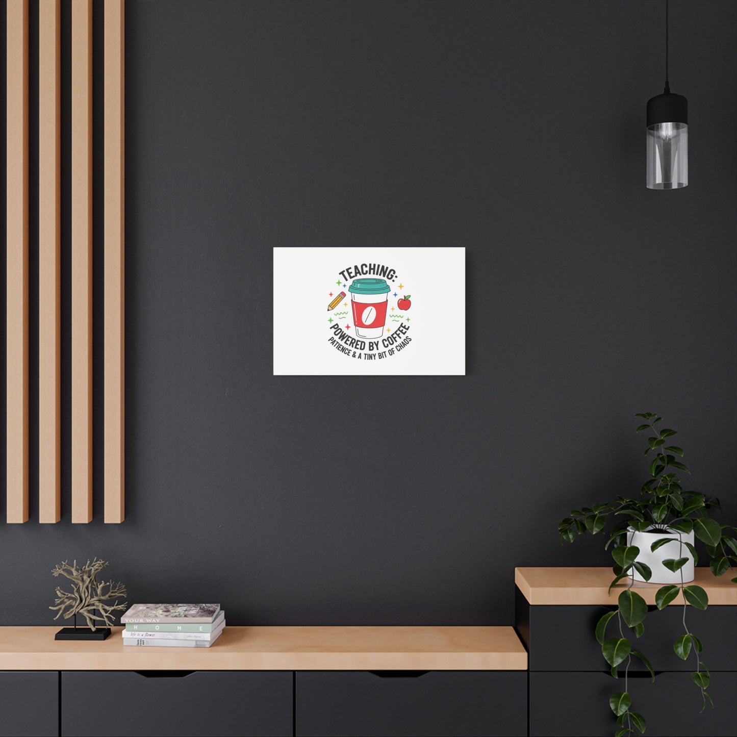 Teaching Powered by Coffee Canvas, Teacher Appreciation Gifts | Teacher Life, Classroom Humor