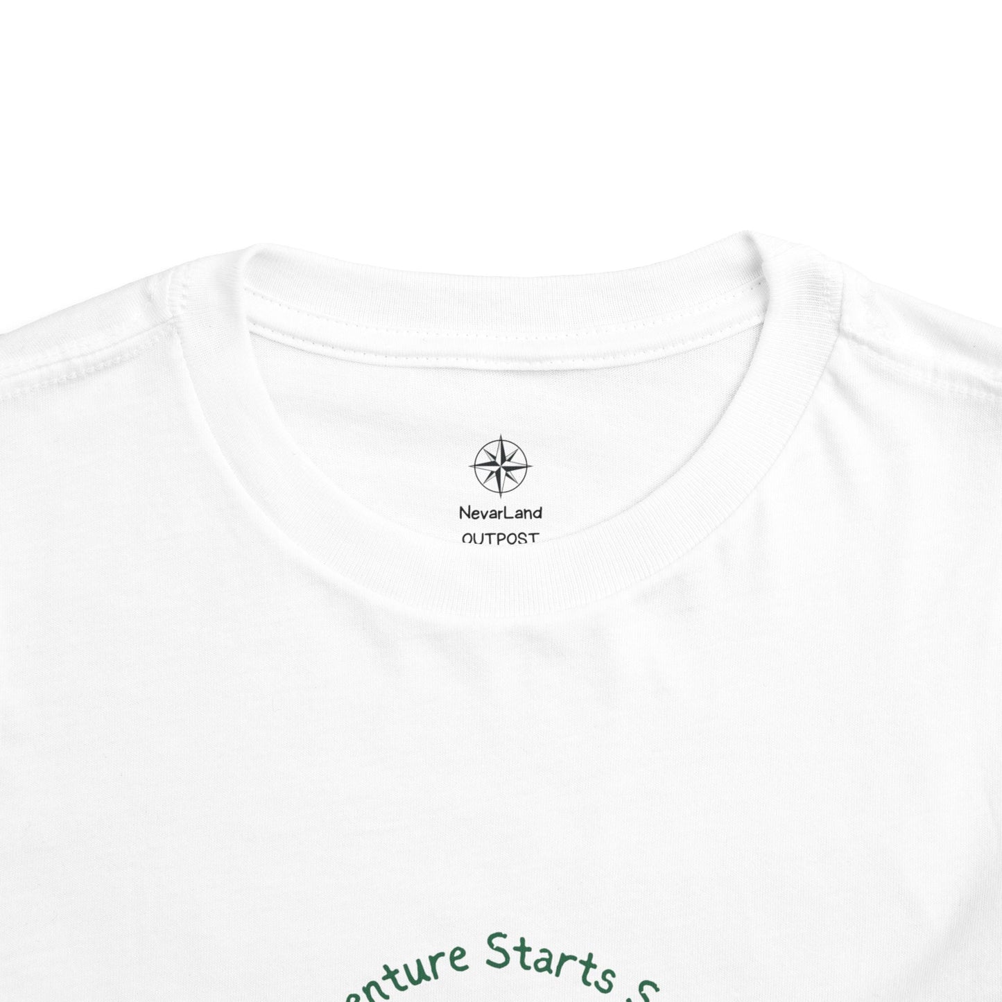 "Adventure Starts Small" Woodland Camper Graphic - Toddler Tee